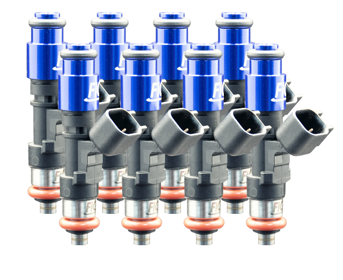 Fuel Injector Clinic 525cc High-Z Injector Set Set of 8 Custom Fitment ISC-0525H-8