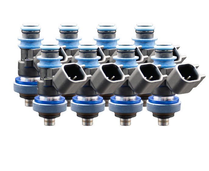 Fuel Injector Clinic 1000cc High-Z Injector Set Set of 8 Custom Fitment ISC-1000H-SHORT-8