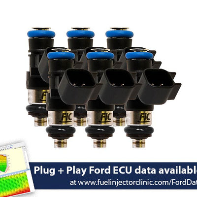 Fuel Injector Clinic 850cc High-Z Injector Set for Ford Mustang V6 2011-2017 IS461-0850H