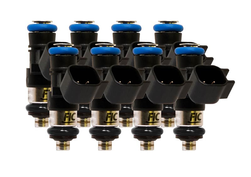 Fuel Injector Clinic 1000cc High-Z Injector Set Set of 8 Custom Fitment ISC-1000H-SHORT-8