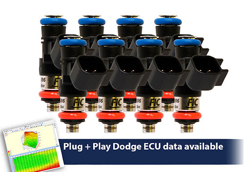 Fuel Injector Clinic 1000cc High-Z Injector Set for Dodge Hemi Gen 1-4 Whipple Supercharger IS153-1000H-SC
