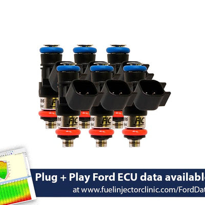 Fuel Injector Clinic 540cc High-Z Injector Set for Ford Raptor 2017-2019 IS409-0540H