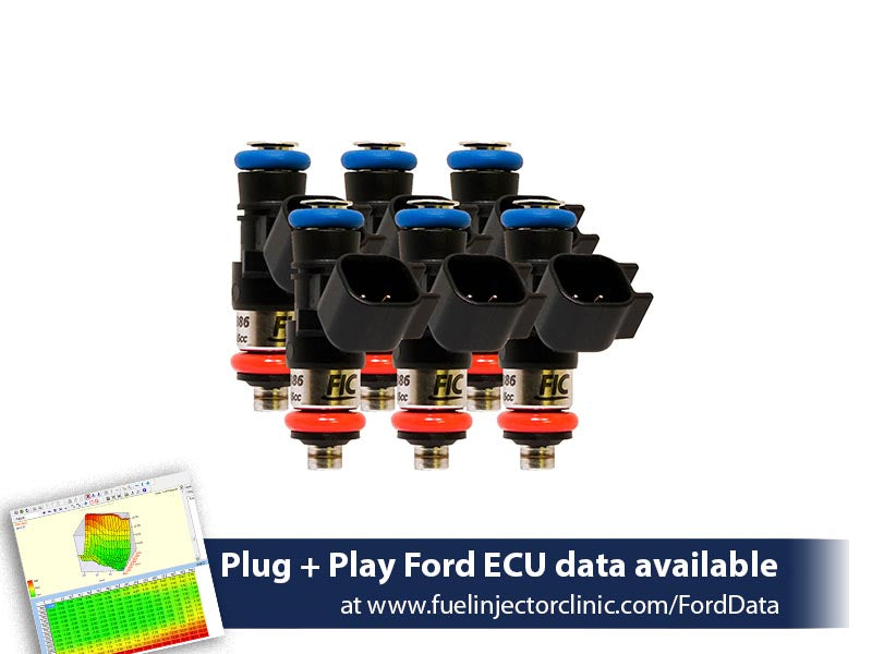 Fuel Injector Clinic 1000cc High-Z Injector Set for Ford Raptor 2017-2019 IS409-1000H