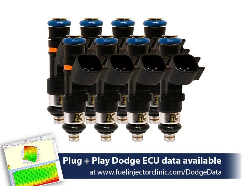Fuel Injector Clinic 775cc High-Z Injector Set for Dodge Hemi Gen 1-4 Whipple Supercharger IS153-0775H