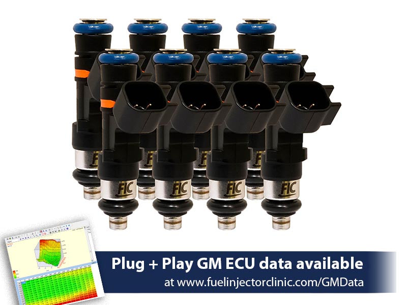 Fuel Injector Clinic 365cc High-Z Injector Set for LS Truck 2007-2013 IS304-0365H
