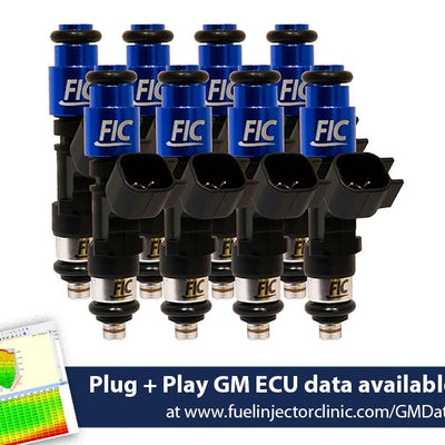 Fuel Injector Clinic 445cc High-Z Injector Set for Chevrolet SBC Gen II IS301-0445H