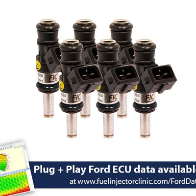 Fuel Injector Clinic 1200cc High-Z Injector Set for Ford Mustang V6 2011-2017 IS461-1200H