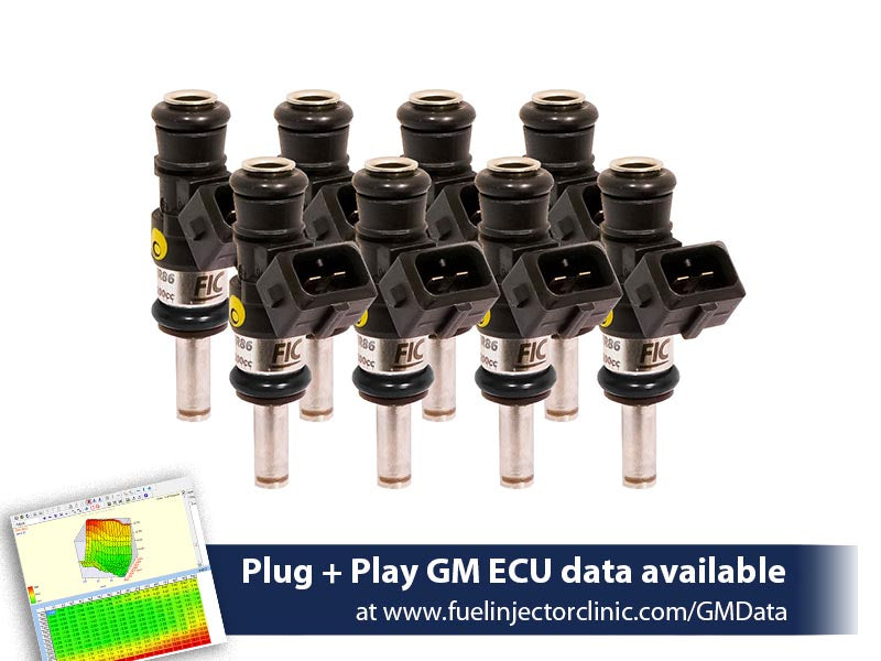Fuel Injector Clinic 1200cc High-Z Injector Set for Chevrolet 6.2 Truck Motors 2009-2013 IS306-1200H
