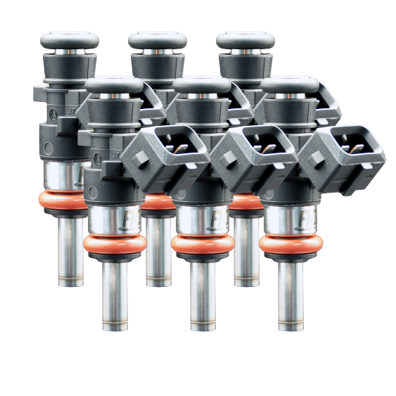 Fuel Injector Clinic 1200cc High-Z Injector Set Set of 6 Custom Fitment ISC-1200H-6