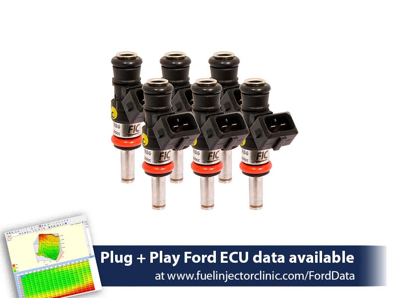 Fuel Injector Clinic 1200cc High-Z Injector Set for Ford Raptor 2017-2019 IS409-1200H