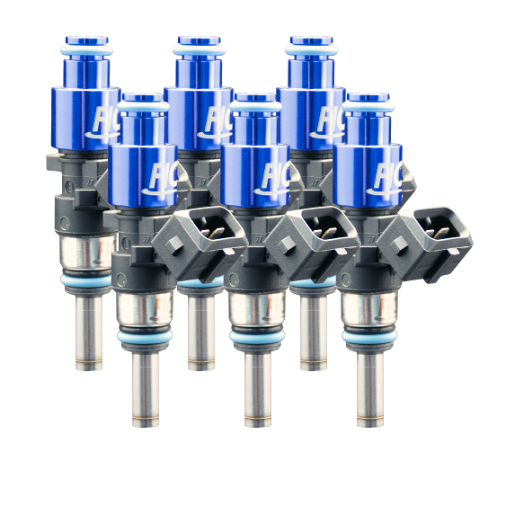 Fuel Injector Clinic 1200cc High-Z Injector Set Set of 6 Custom Fitment ISC-1200H-6