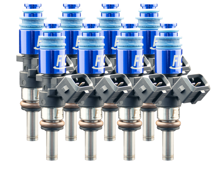 Fuel Injector Clinic 1200cc High-Z Injector Set Set of 8 Custom Fitment ISC-1200H-8