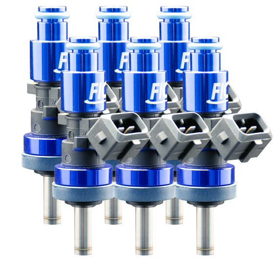 Fuel Injector Clinic 1200cc High-Z Injector Set Set of 6 Custom Fitment ISC-1200H-6
