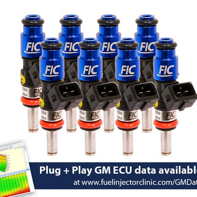 Fuel Injector Clinic 1200cc High-Z Injector Set for GM LS2 IS302-1200H