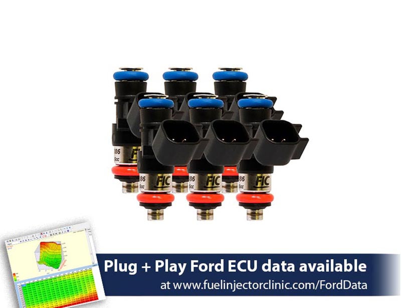 Fuel Injector Clinic 1200cc High-Z Injector Set for Ford Raptor 2017-2019 IS409-1200H-D