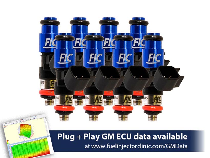 Fuel Injector Clinic 1200cc High-Z Injector Set for GM LS2 IS302-1200H-D