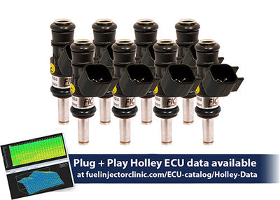 Fuel Injector Clinic 1440cc High-Z Injector Set for Holley GM Composite Intakes ISH03-1440H