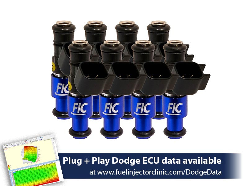 Fuel Injector Clinic 1440cc High-Z Injector Set for Dodge Hemi Gen 1-4 Whipple Supercharger IS153-1440H
