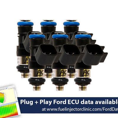 Fuel Injector Clinic 1650cc High-Z Injector Set for Ford Mustang V6 2011-2017 IS461-1650H