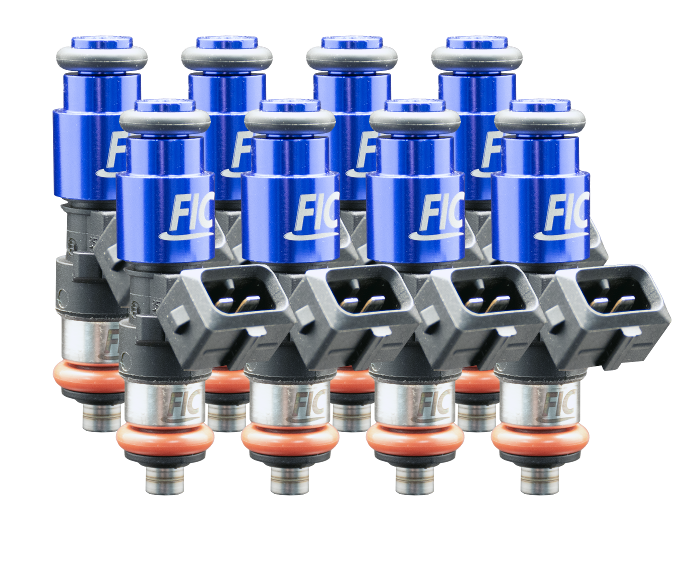 Fuel Injector Clinic 1650cc High-Z Injector Set Set of 8 Custom Fitment ISC-1650H-8