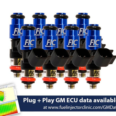 Fuel Injector Clinic 1650cc High-Z Injector Set for GM LS2 IS302-1650H