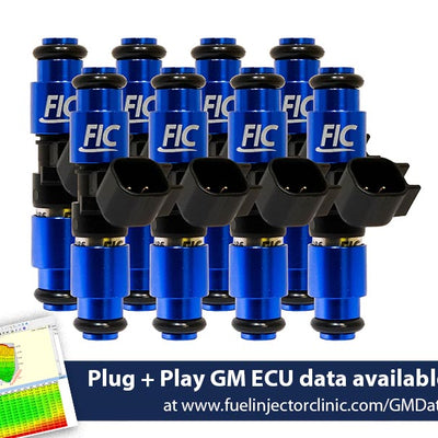 Fuel Injector Clinic 1650cc High-Z Injector Set for GM LS1/LS6 IS300-1650H