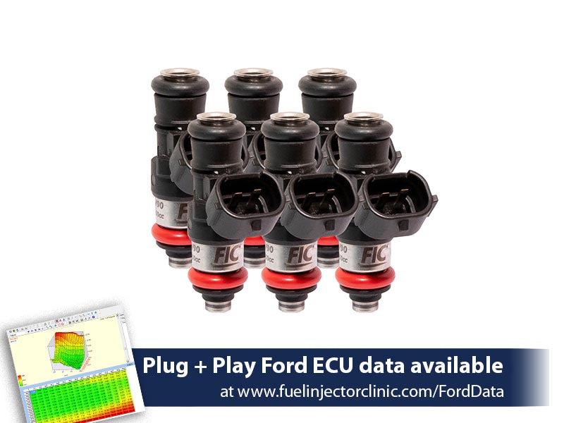 Fuel Injector Clinic 2150cc High-Z Injector Set for Ford Mustang V6 2011-2017 IS461-2150H