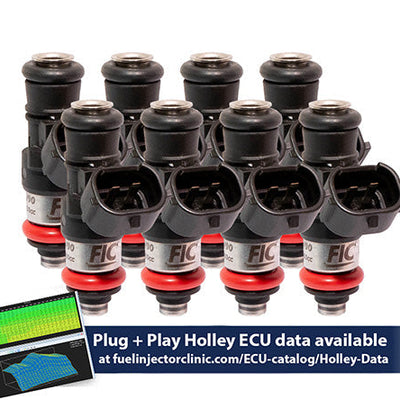 Fuel Injector Clinic 2150cc High-Z Injector Set for Holley GM Composite Intakes ISH03-2150H