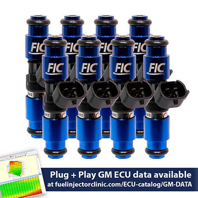 Fuel Injector Clinic 2150cc High-Z Injector Set for Chevrolet SBC Gen II IS301-2150H