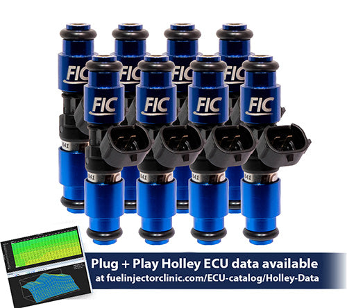 Fuel Injector Clinic 2150cc High-Z Injector Set for Holley Dodge Hemi Intakes ISH02-2150H