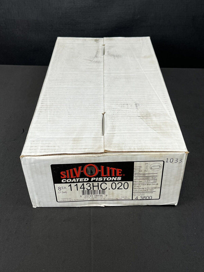 Ford 460 BBF Silvolite Piston Set 1143HC.020 4.380