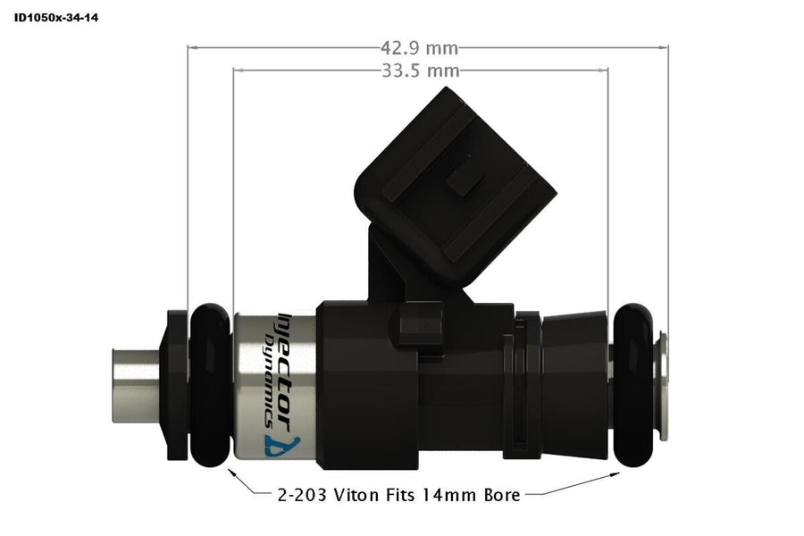 ID1050-XDS Set of 8 Fuel Injectors 1050.34.14.15.8 Chevrolet LS3/LS7/L76/L92/L99