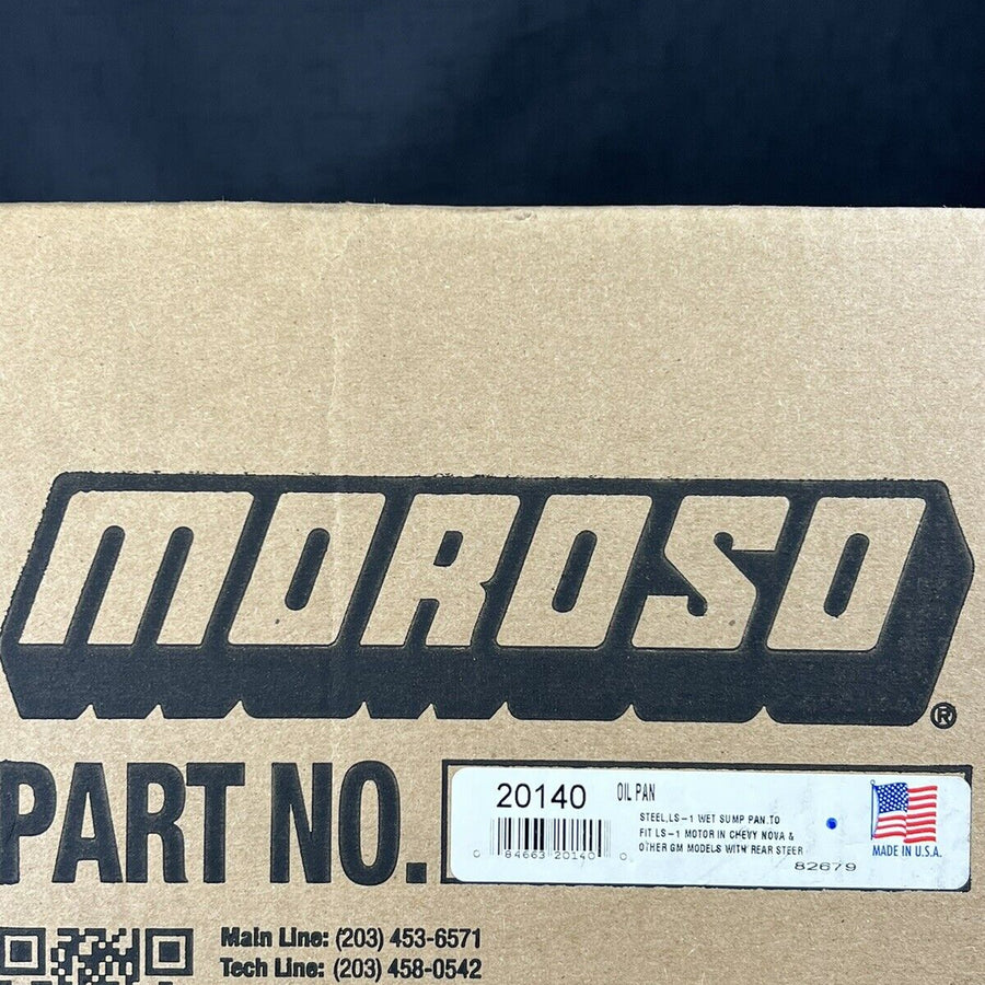 Moroso 20140 LS Swap (w/Rear Sump + Two -10An Fittings)  7qt