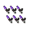 ID2600-XDS Set of 6 Fuel Injectors 2600.60.14.14-O.6 GTR R35 V1 T1 Rails