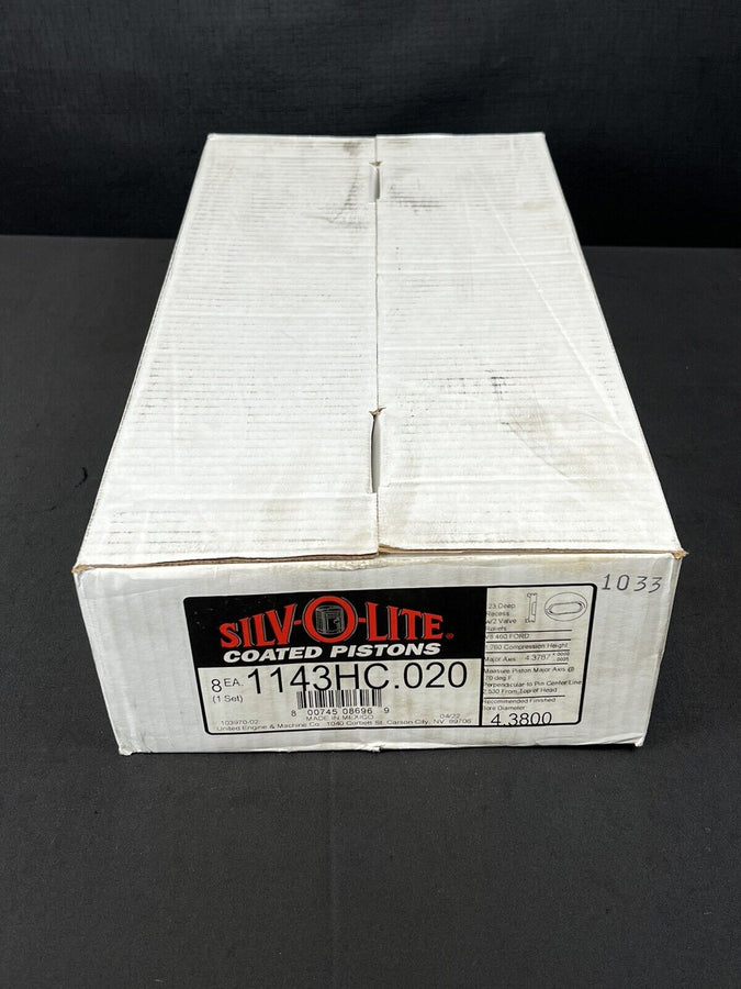 Ford 460 BBF Silvolite Piston Set 1143HC.020 4.380