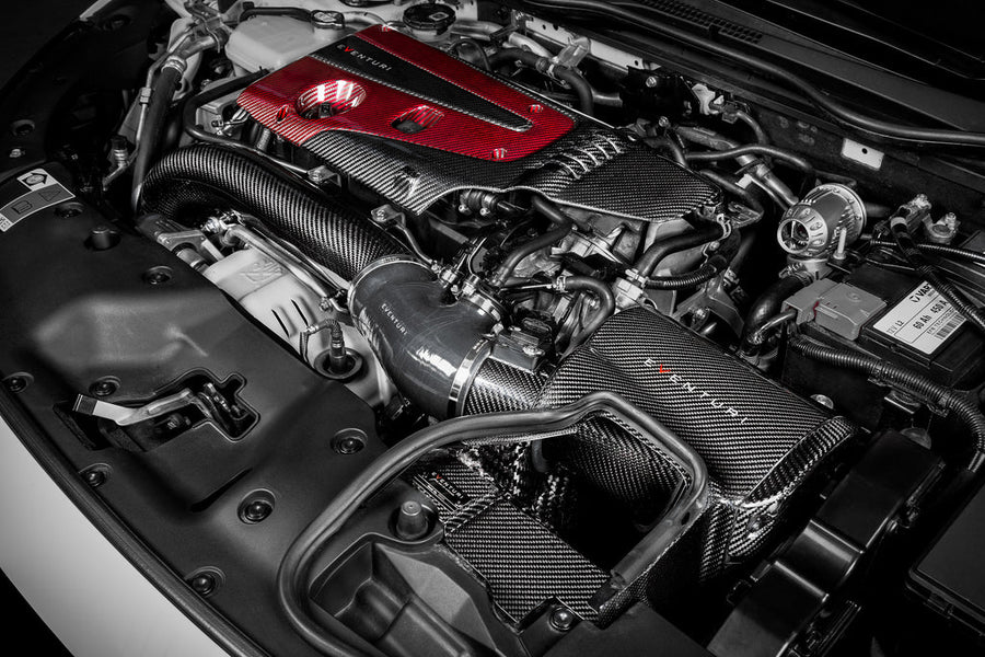 Eventuri FK8 Civic Type-R Black Carbon Intake System - V2 In Stock !