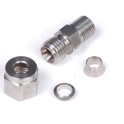 Haltech HT-010813 1/4" Stainless Compression Fitting Kit - 1/8" NPT Thread