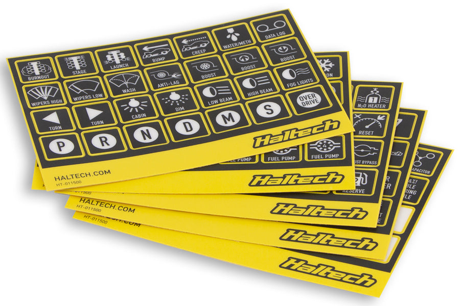 Haltech HT-011500 Haltech Keypad Label Set