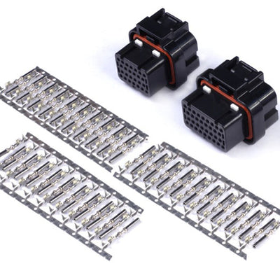 Haltech HT-030001 Plug and Pins Only AMP 26 & 34 Pin 4 Row 3 Key Superseal Set