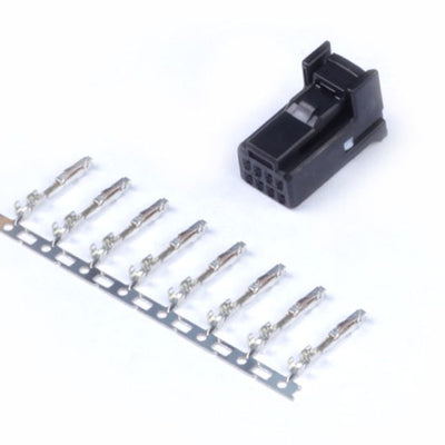 Haltech HT-030003 Plug and Pins Only 8 Pin TYCO Black