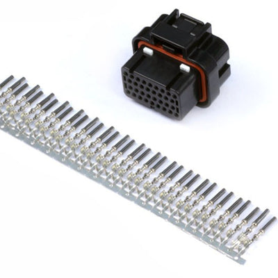 Haltech HT-030009 Plug and Pins Only AMP 34 Pin Key 1 / 4 Row 3 Key Superseal