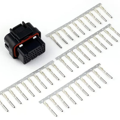 Haltech HT-030011 Plug and Pins Only - AMP 34 Pin 4 Row - Key 2 4 Keyway Superseal Connector