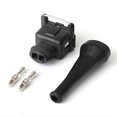 Haltech HT-030300 Plug and Pins Only Bosch EV1 (Square) 2 Pin Junior Timer F
