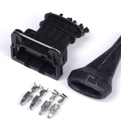 Haltech HT-030311 Plug and Pins Only Bosch 4 Pin Junior Timer Female Connect