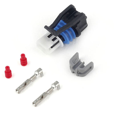 Haltech HT-030410 Plug and Pins Only - Delphi 2 Pin GM style Air temp (Grey)