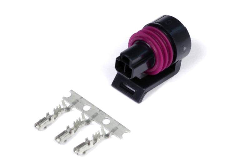 Haltech HT-030412 Plug and Pins Only - Delphi 3 Pin Pressure Sensor Connector