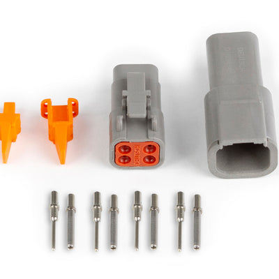 Haltech HT-031014 Plug and Pins Only Matching Set Deutsch DTM-4 Connectors (7.5