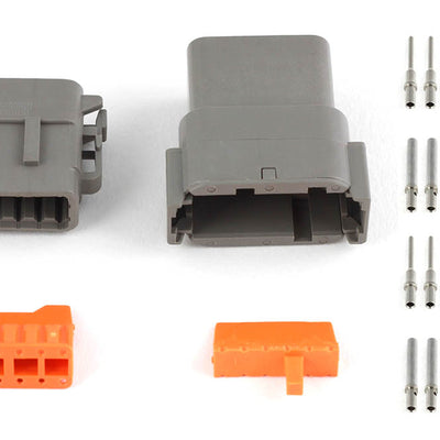 Haltech HT-031017 Plug and Pins Only Matching Set of Deutsch DTM-12 Connectors (