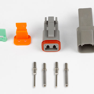 Haltech HT-031112 Plug and Pins Only Matching Set of Deutsch DT-2 Connectors (DT