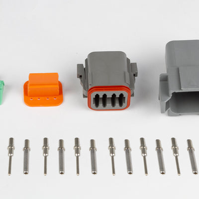 Haltech HT-031116 Plug and Pins Only Matching Set of Deutsch DT-8 Connectors (DT